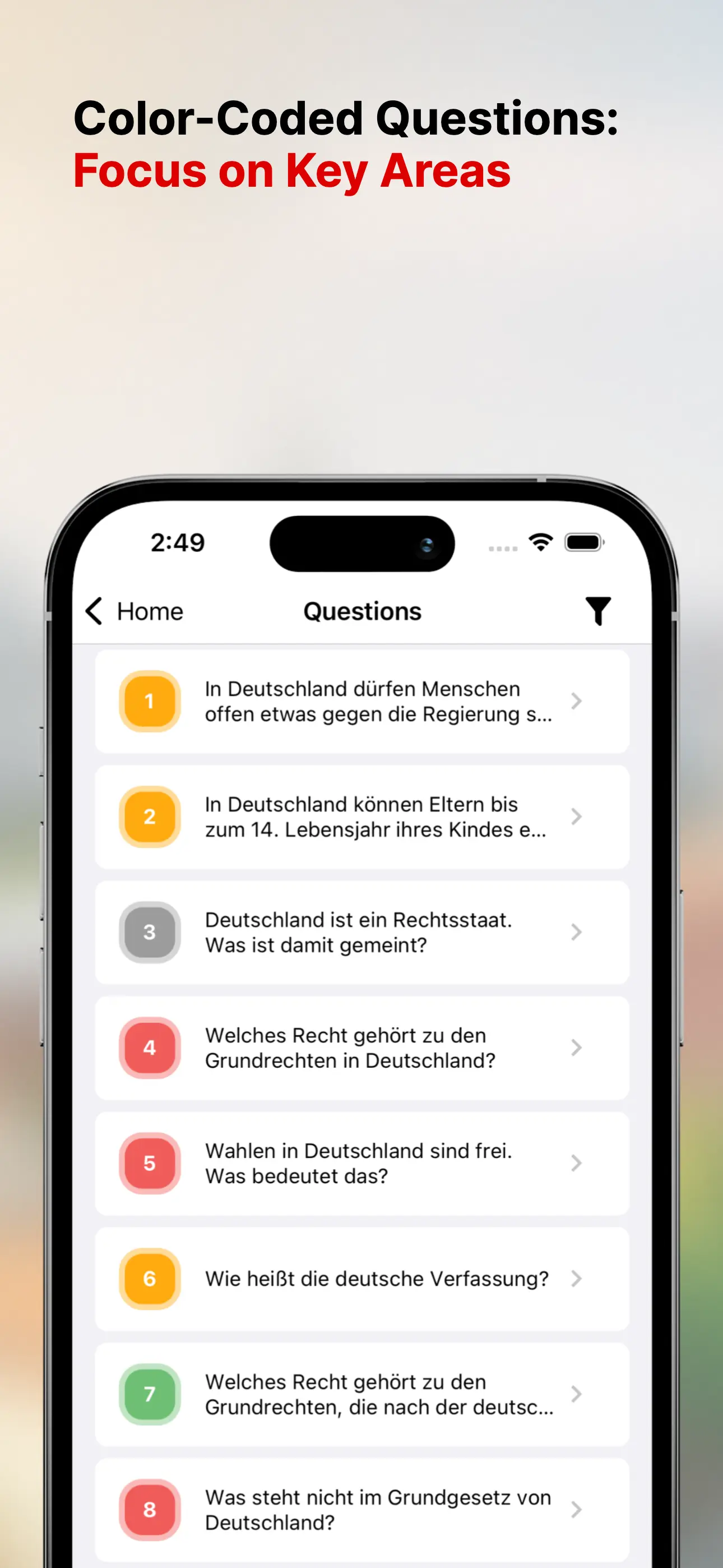 Leben in Deutschland Test screenshot 5