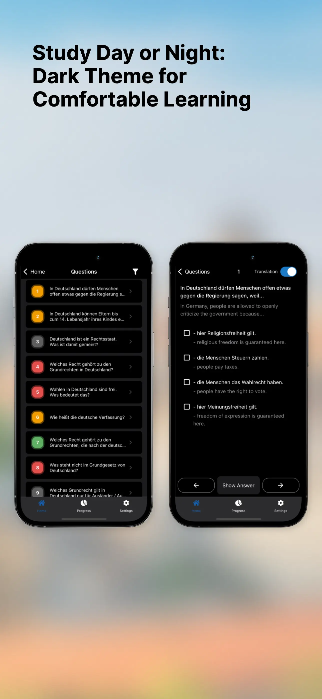 Leben in Deutschland Test screenshot 8